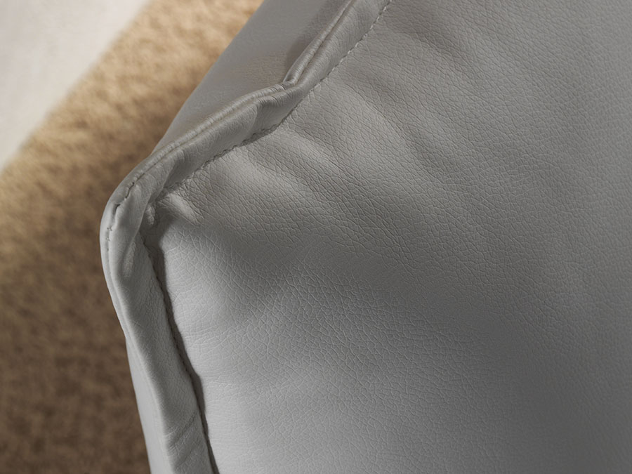 Letto Sidney matrimoniale imbottito con Box contenitore